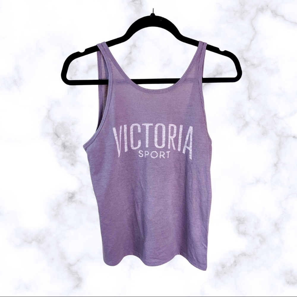 Victoria’s Secret Sport Purple Muscle Tank Top